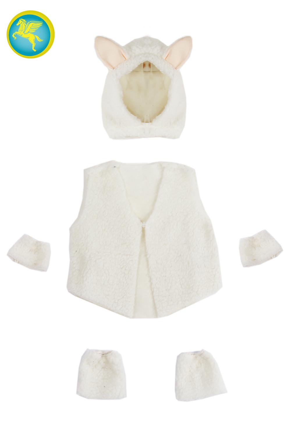 SET PECORA + GILET + POLSINI + SCALDAMUSCOLI